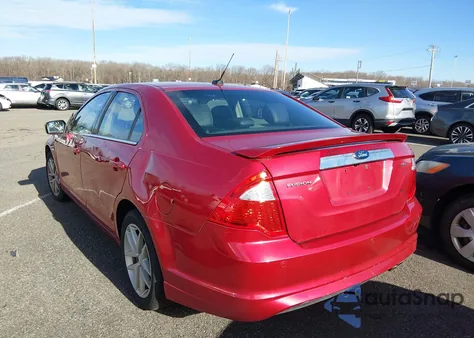 2012 Ford Fusion Sel из США, поврежденный, VIN 3FAHP0JA3CR180753